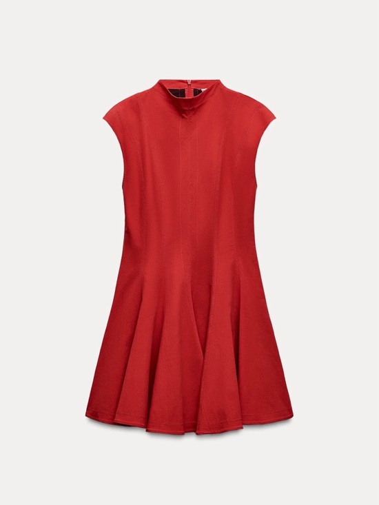 Zara Dresses & Skirts - ZARA Red Mini Dress Size S – New With Tags ❤️